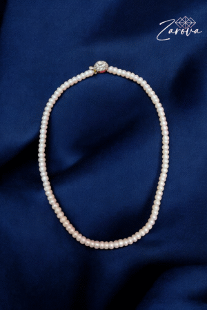 Custom Original Pearl Necklace With Premium Gift Box (White)