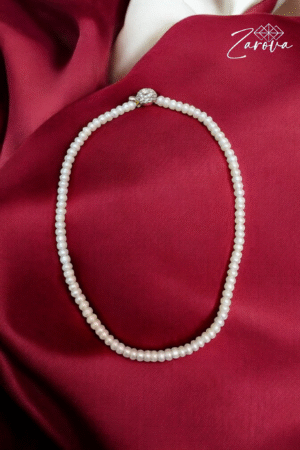 Custom Original Pearl Necklace With Premium Gift Box (Lite-Pink)