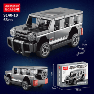 Black Jeep Pull Back Brick Cruiser