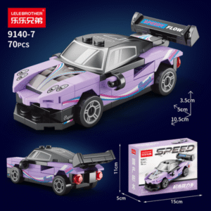 Purple Pull Back Racing Car
