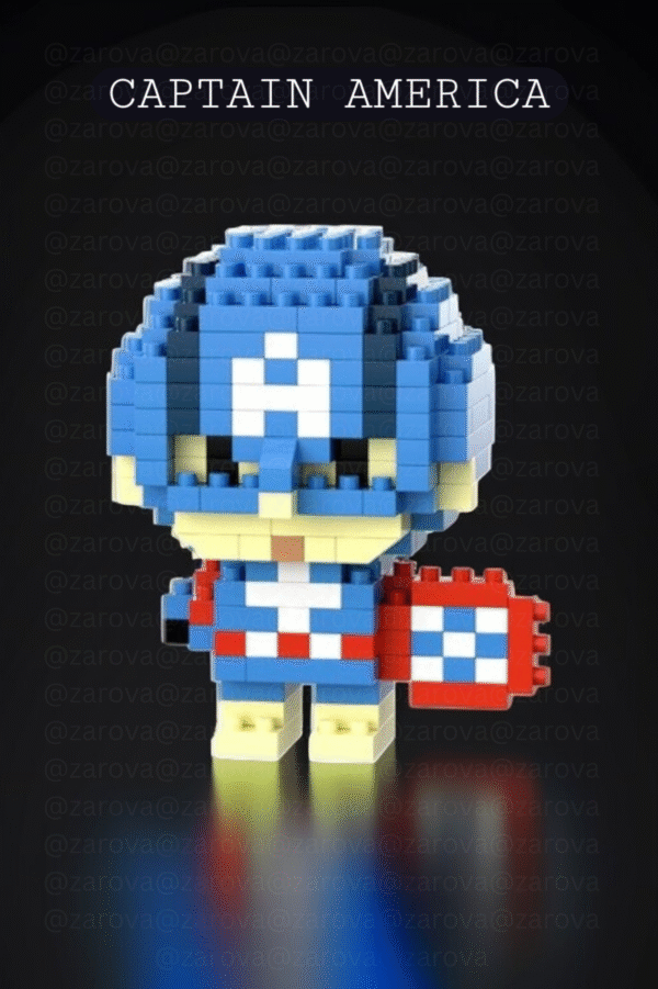 Captain America Bricks Lego (Small)