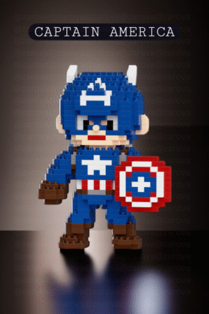 Captain America Bricks Lego (Big)