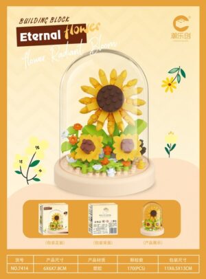 Eternal Flower Lego (Sunflower)