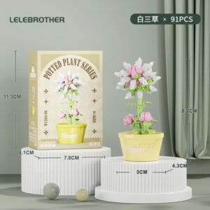 White Lily Flower Set
