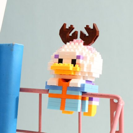 Daisy Duck Pendant Mini Building Blocks Hanging Toy